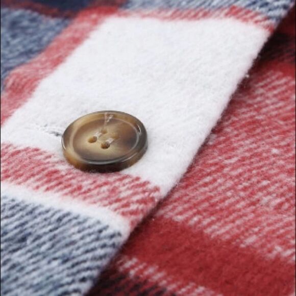 NWT Plaid Shacket - Picture 10 of 11